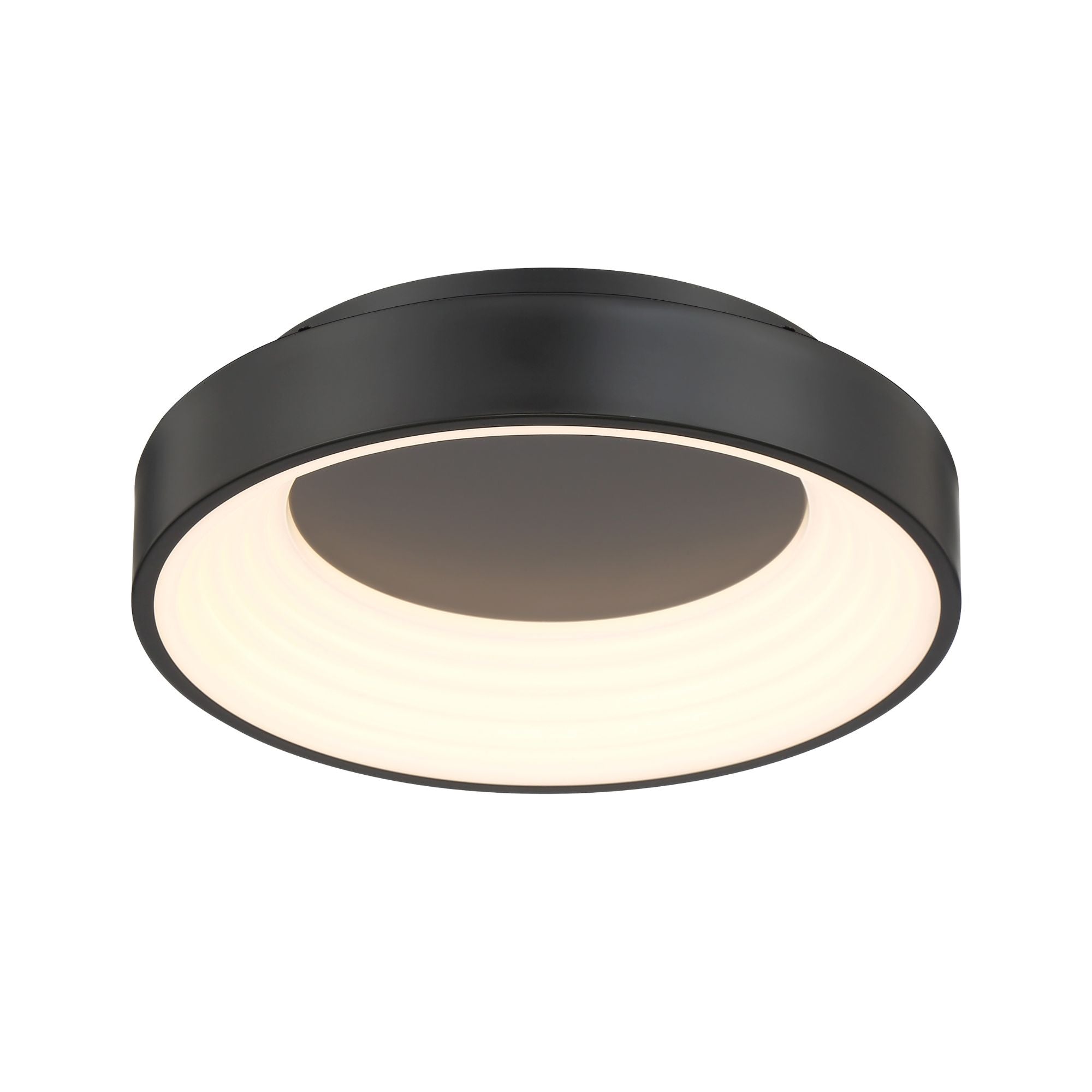 Conc 15" LED Flush Mount, Coal Finish