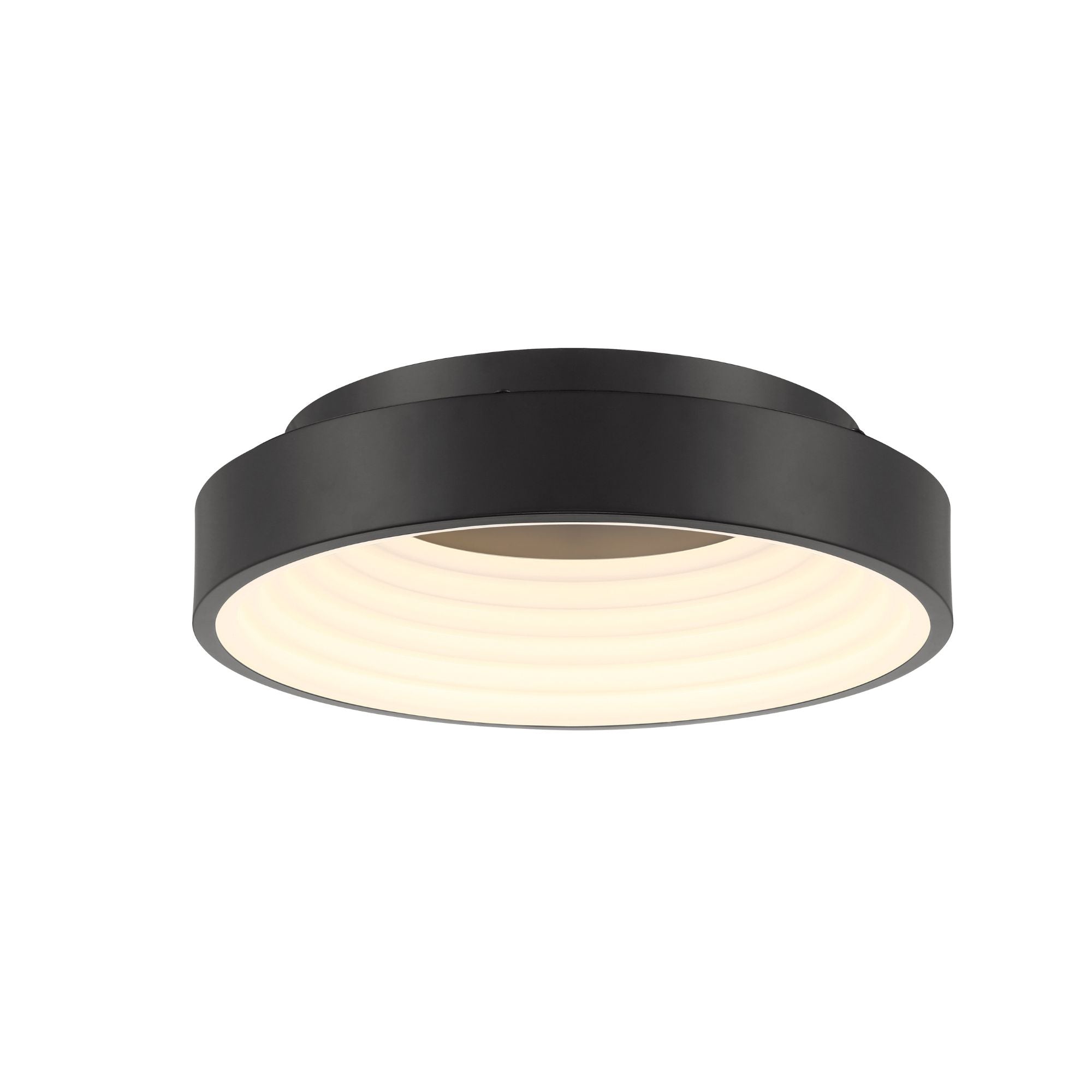 Conc 15" LED Flush Mount, Coal Finish