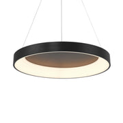 George Kovacs Conc 24 in. LED Pendant, Coal with Frosted Acrylic