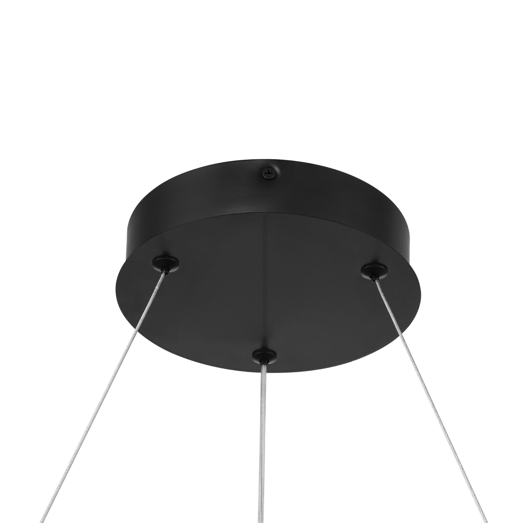 George Kovacs Conc 24 in. LED Pendant, Coal with Frosted Acrylic