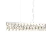 George Kovacs Curio 32.25 in. LED Pendant Light, Chrome with Clear Crystal