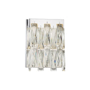 George Kovacs Curio 9.63 in. Wall Sconce, Chrome with Clear Crystal String