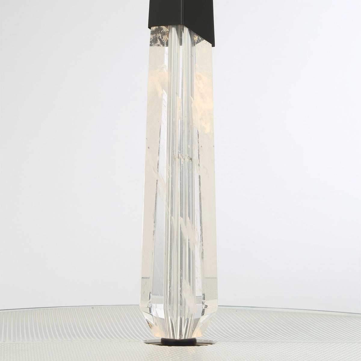 George Kovacs Drifting Droplets 28 in. LED Pendant, Coal Black with Frosted Glass