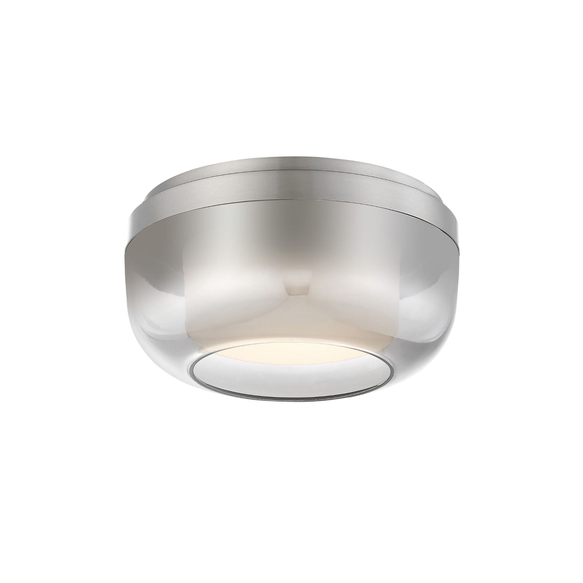 First Encounter Family 10" LED Flush Mount, Brushed Nickel Finish