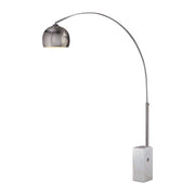 George Kovacs Georges Reading Room 81.75 in. Floor Lamp, Brushed Nickel with Metal Shade