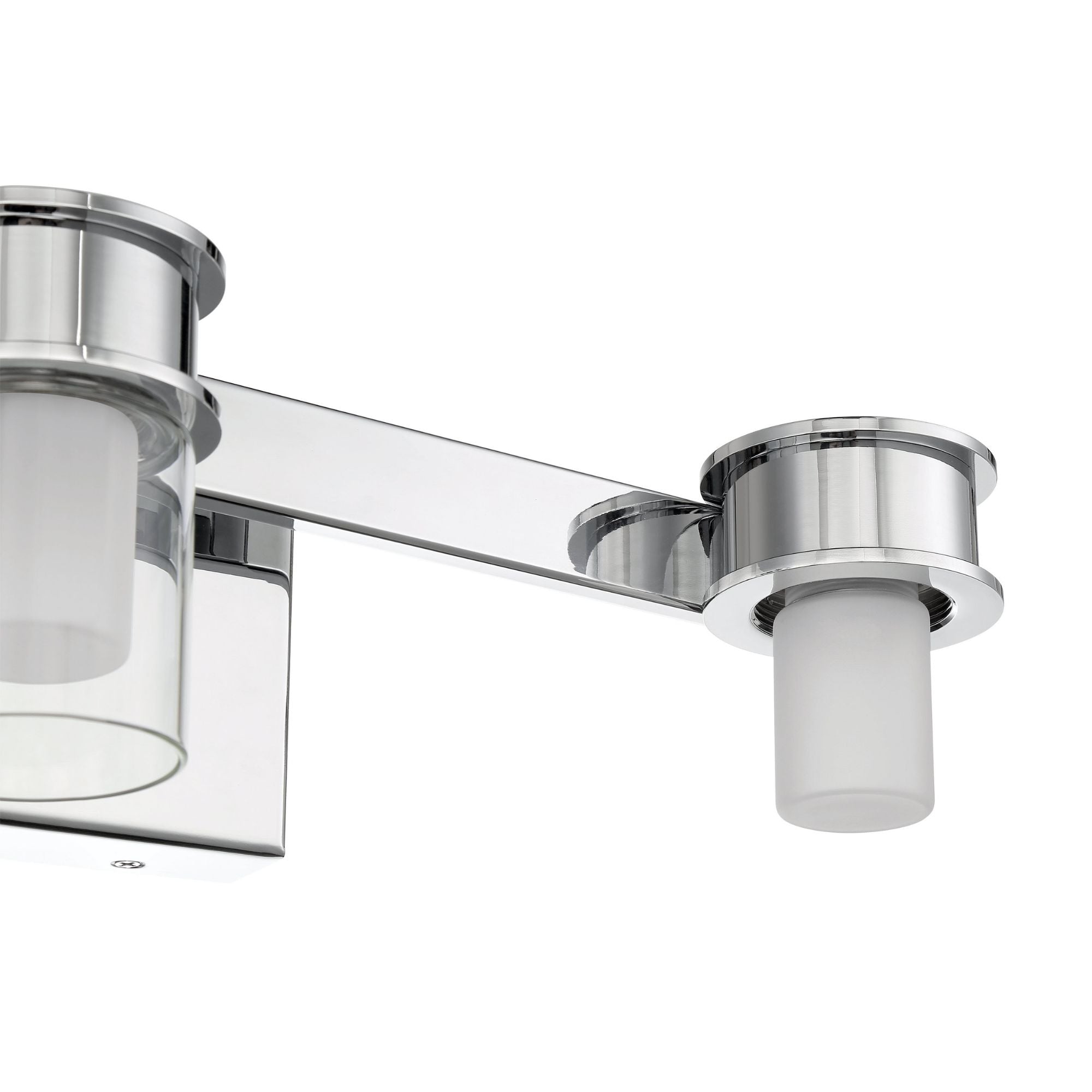 George Kovacs Herald Square 30 in. 4-Light Bathroom Vanity Light, Chrome with Clear Glass
