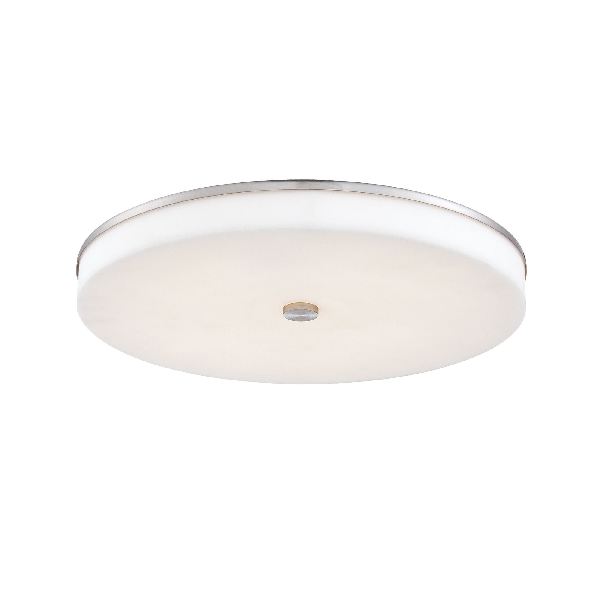 U.H.O. 15" LED Wall Sconce/ Flush Mount, Brushed Nickel Finish