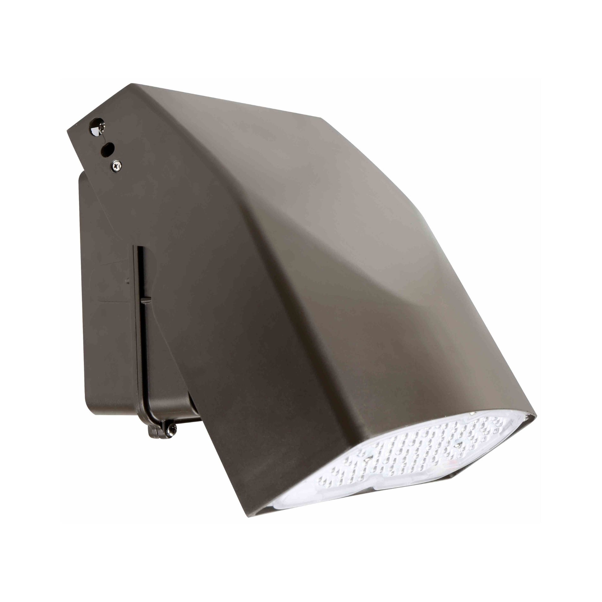 LED Cutoff Wall Pack, 80W, 11400 Lumens, 30K/40K/50K, 120-277V - Bees Lighting