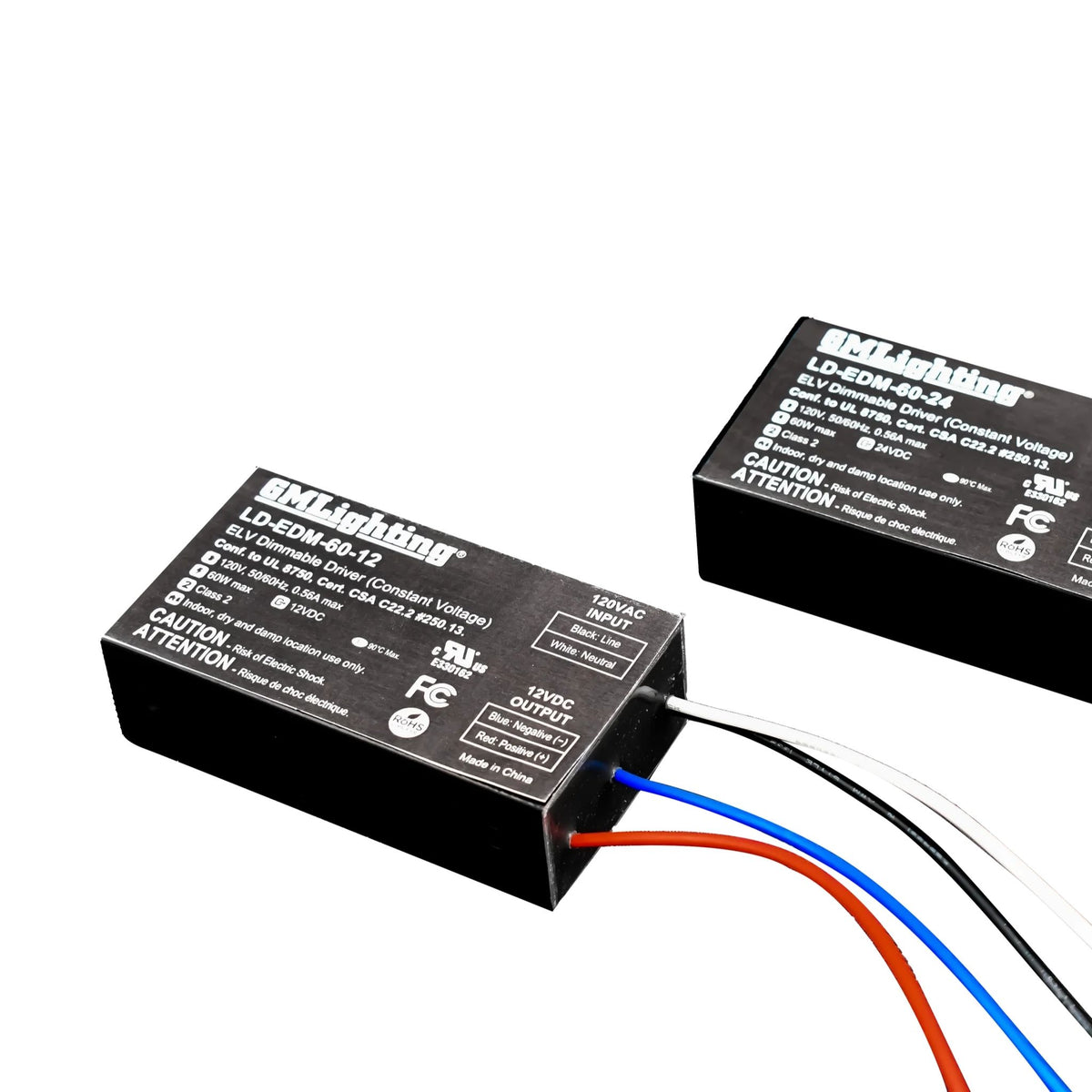 GM Lighting LineDRIVE Mini Case 60W 24VDC LED Driver ELV Dimmable