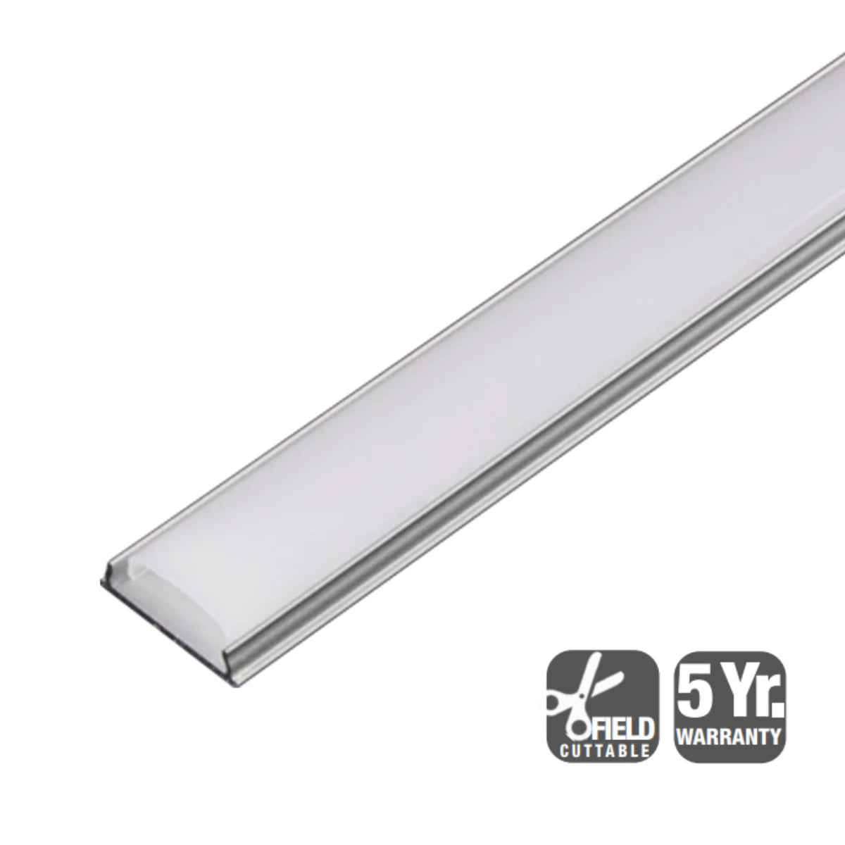 4ft Slim Aluminum Mounting Channel