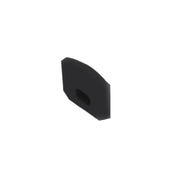 GM Lighting - Two End Caps for LED-CHL2-BK Channels, Black | Bees Lighting