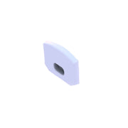 GM Lighting - Two End Caps for LED-CHL2-WH Channels, White | Bees Lighting