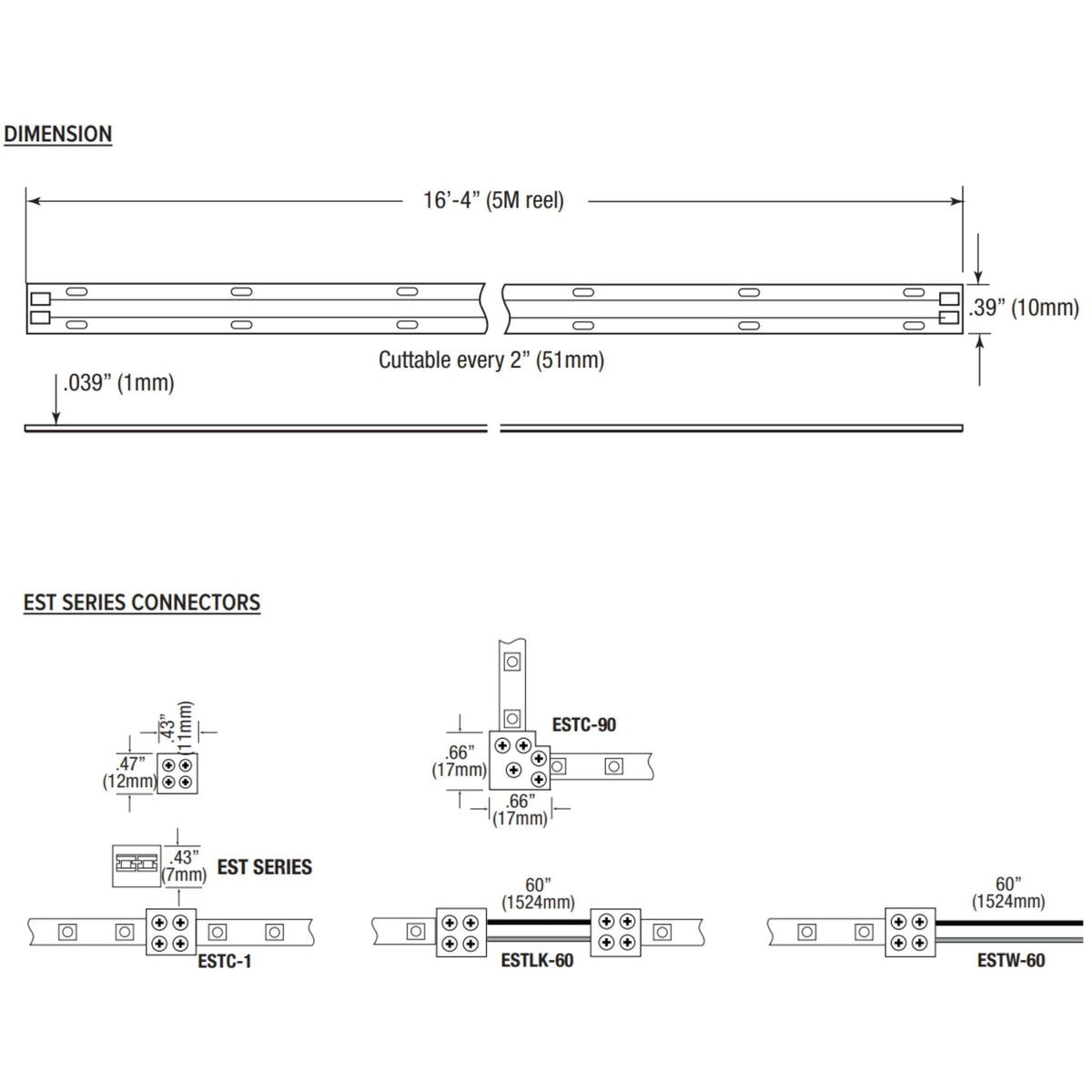 GM Lighting LTR-S SPEC 98'-6" LED Tape Light, 2700K, 447 Lumens/ft, 24V