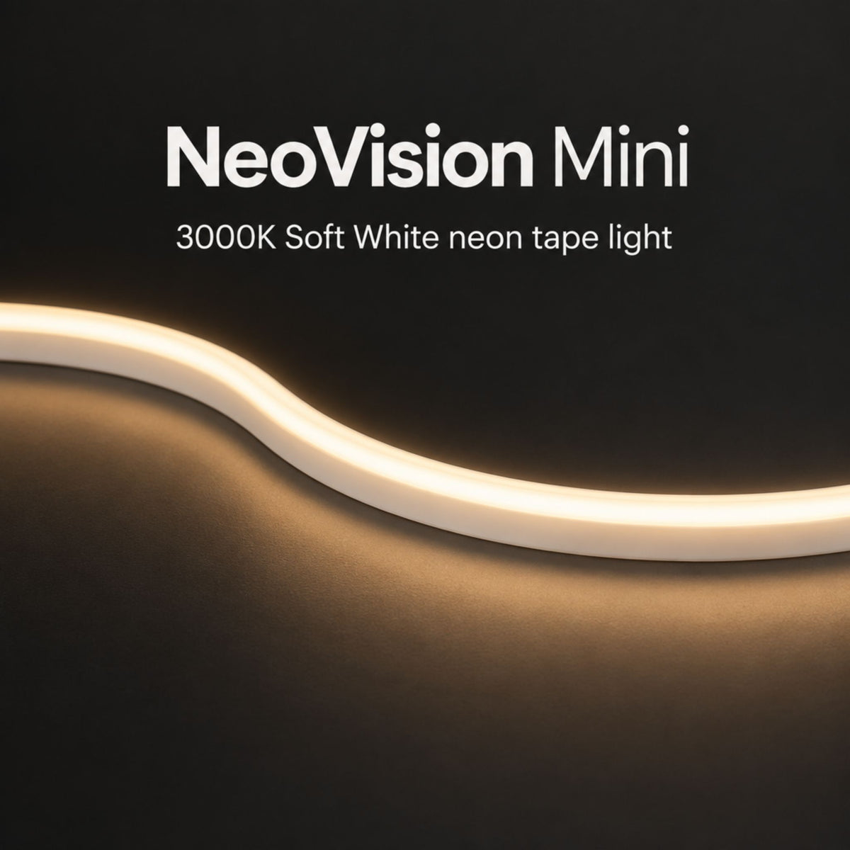 NeoVision Mini, 16 ft 4 in., Neon Tape Light, IP65, 3000K, 68 Lumens/ft, 24V