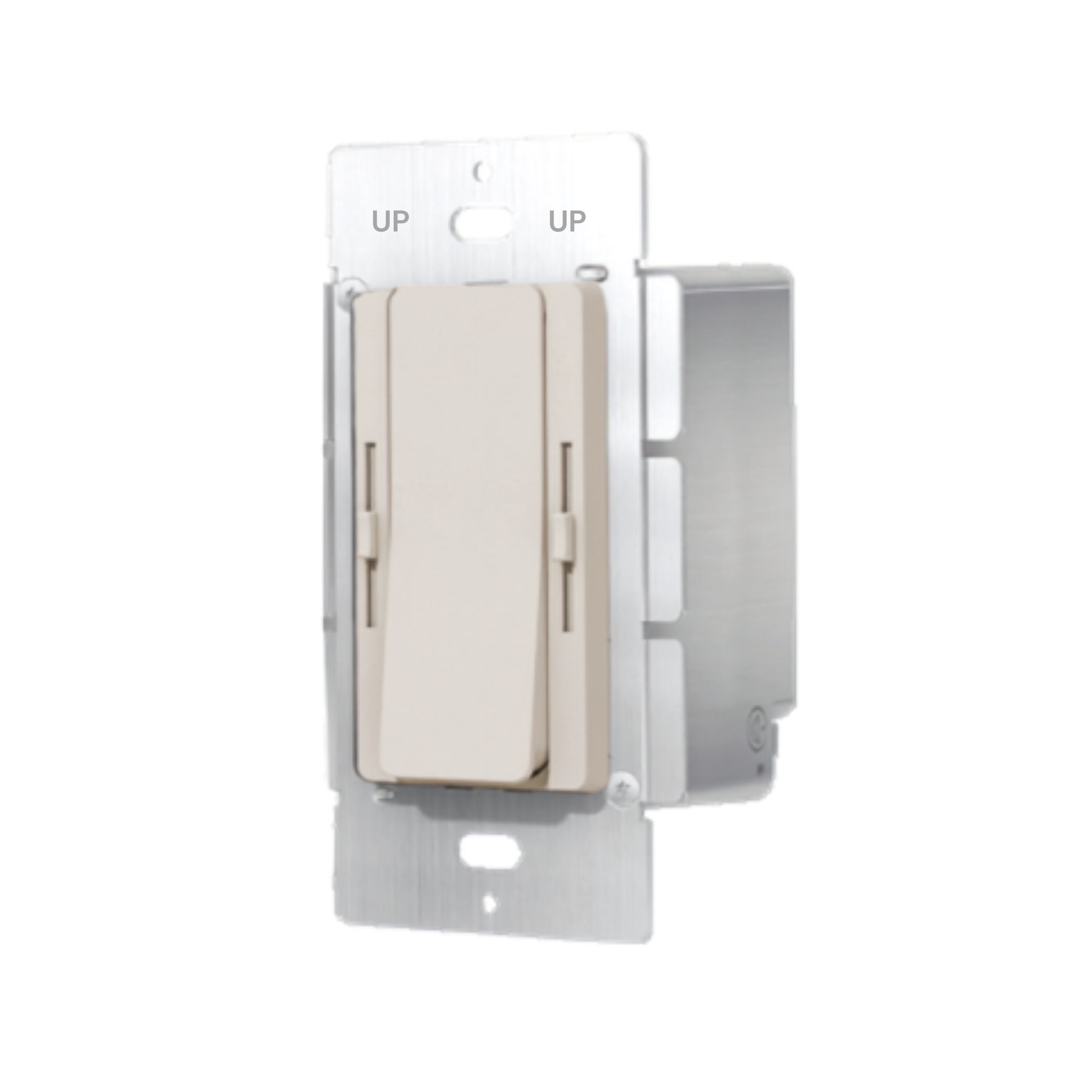 GM Lighting SwitchLD (Gen2) 96W 24VDC LED Driver + CCT Dimmer Wall Switch — White / Almond / Black