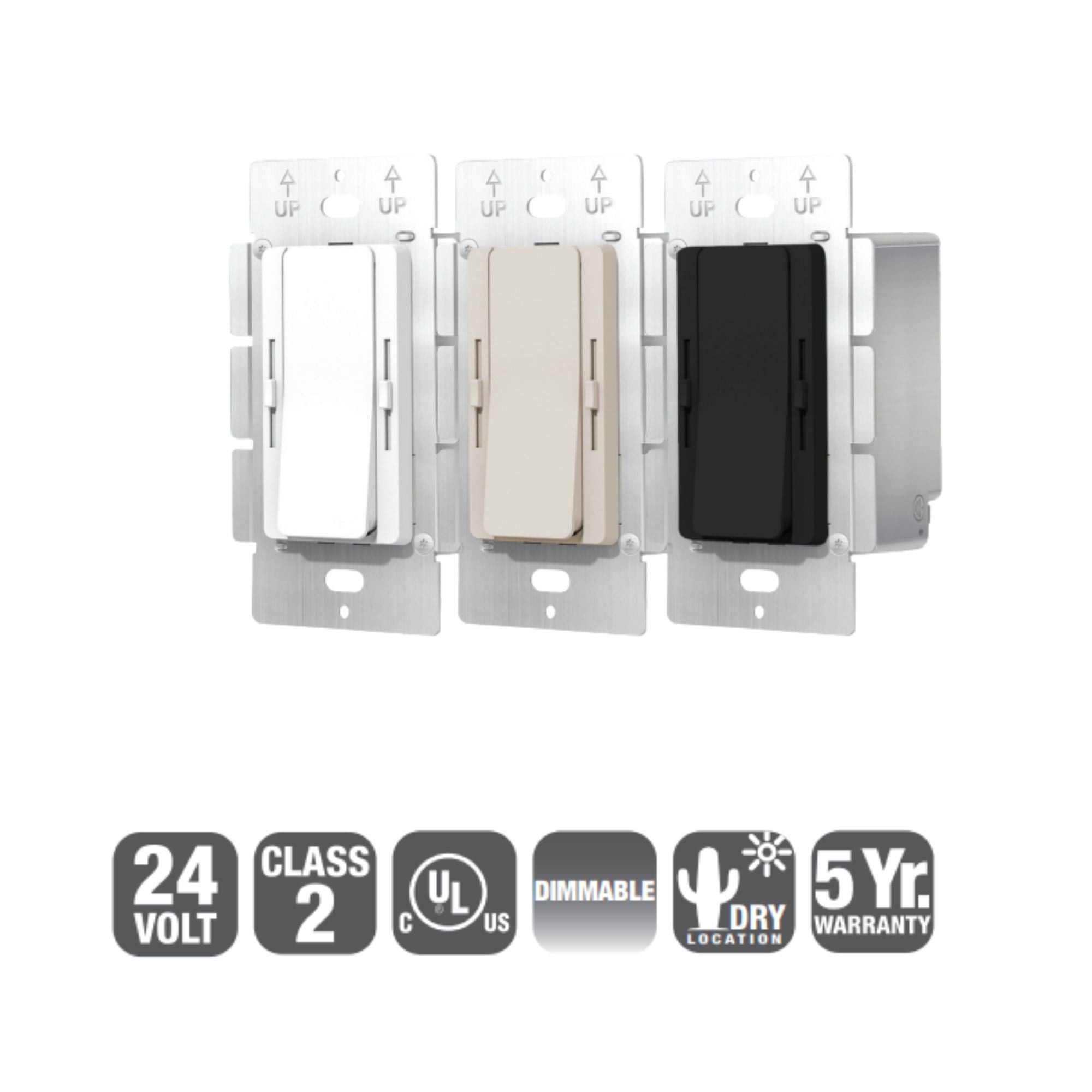 GM Lighting SwitchLD Gen 2 96W 24VDC LED Driver Integrated CCT Dimming Almond