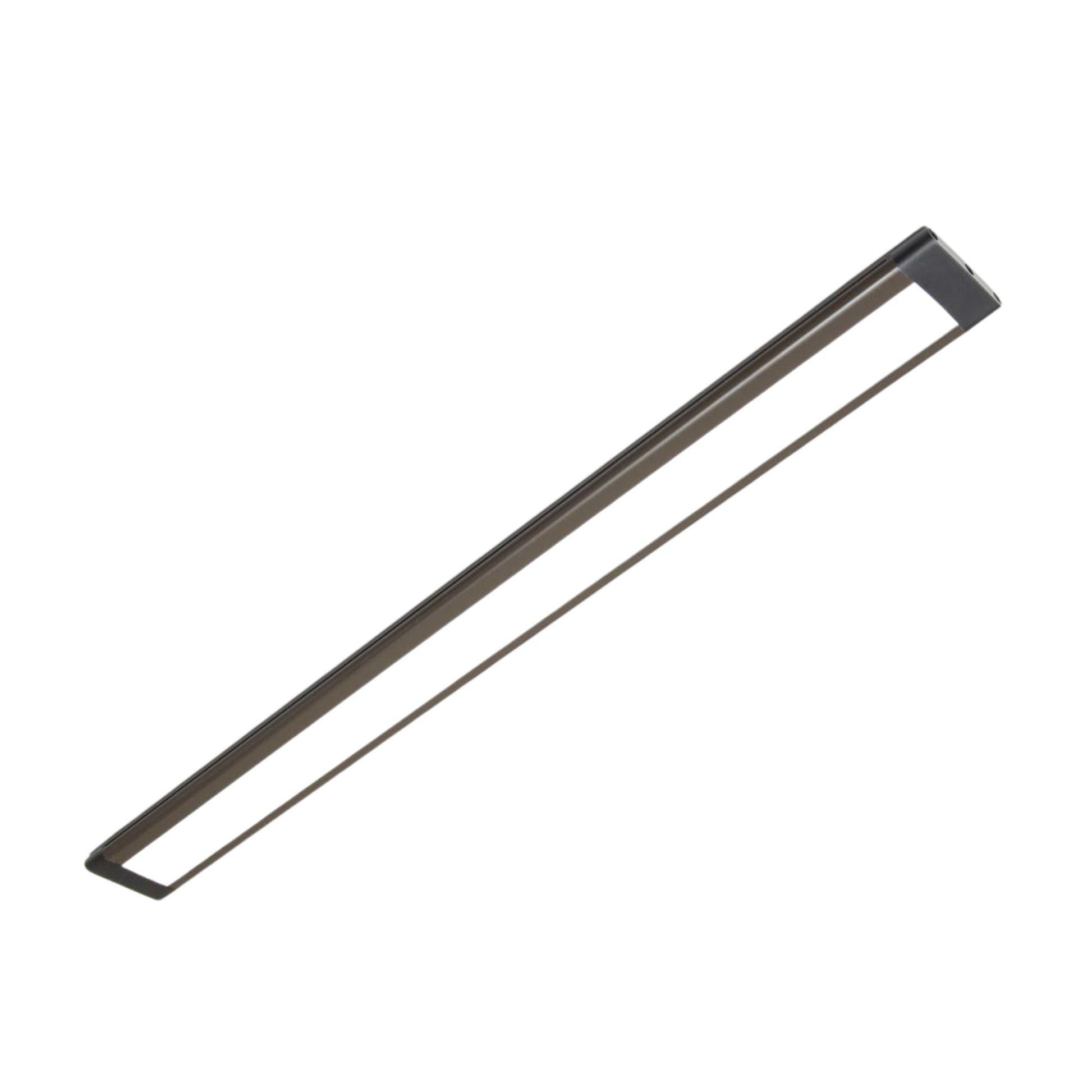 SlimEdge 24 Inch LED Under Cabinet Light, 3000K, 24VDC, 550 Lumens, Bronze - Bees Lighting