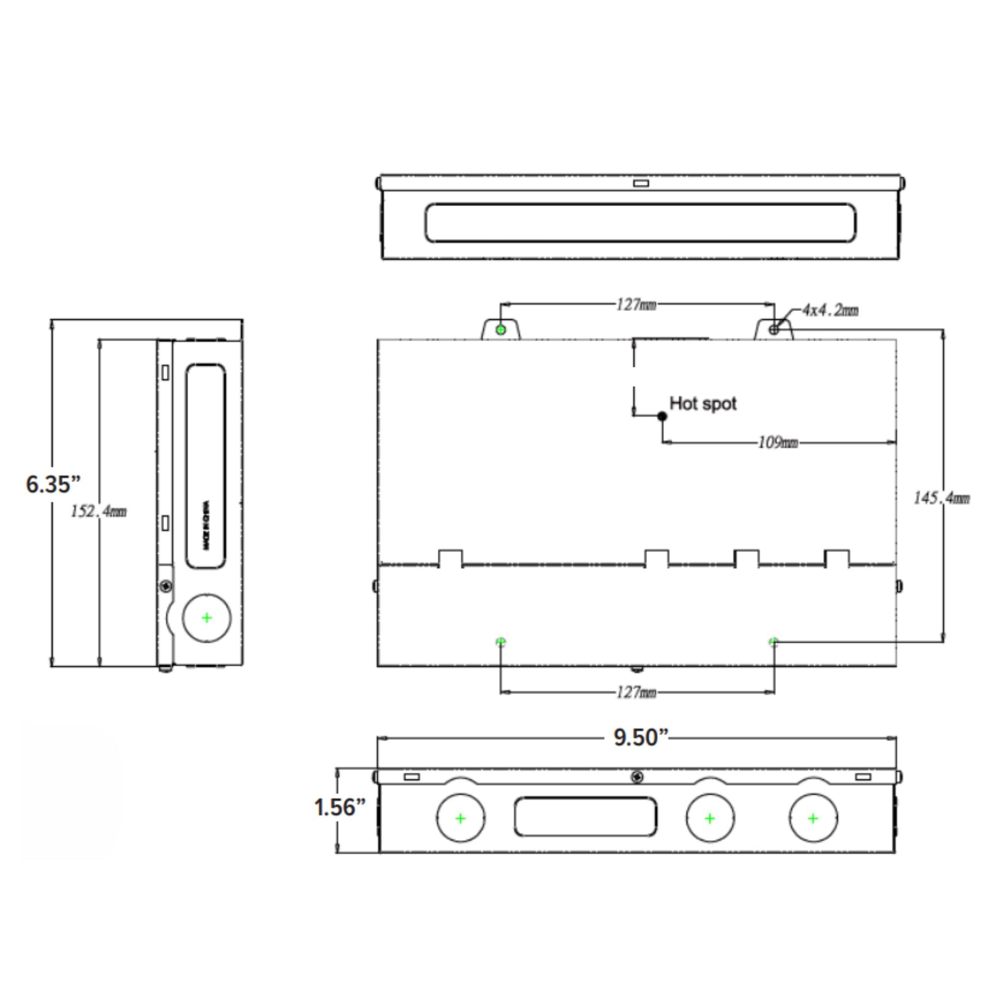 LineDRIVE 2-Channel 24VDC Non-Dimmable LED Driver, 200W, 120-277V Input