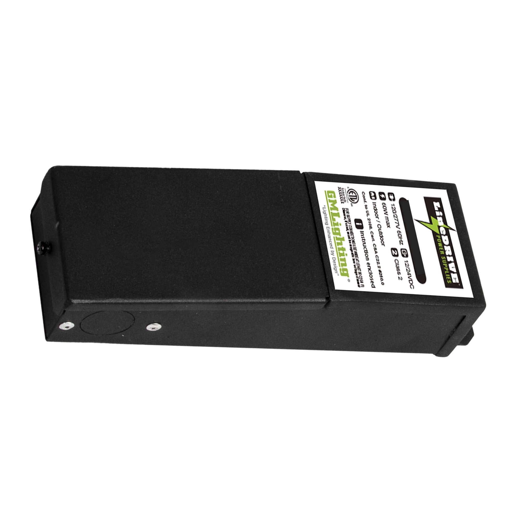 LineDRIVE 60W, 12/24V DC Magnetic LED Dimmable Power Supplies, 120-277V