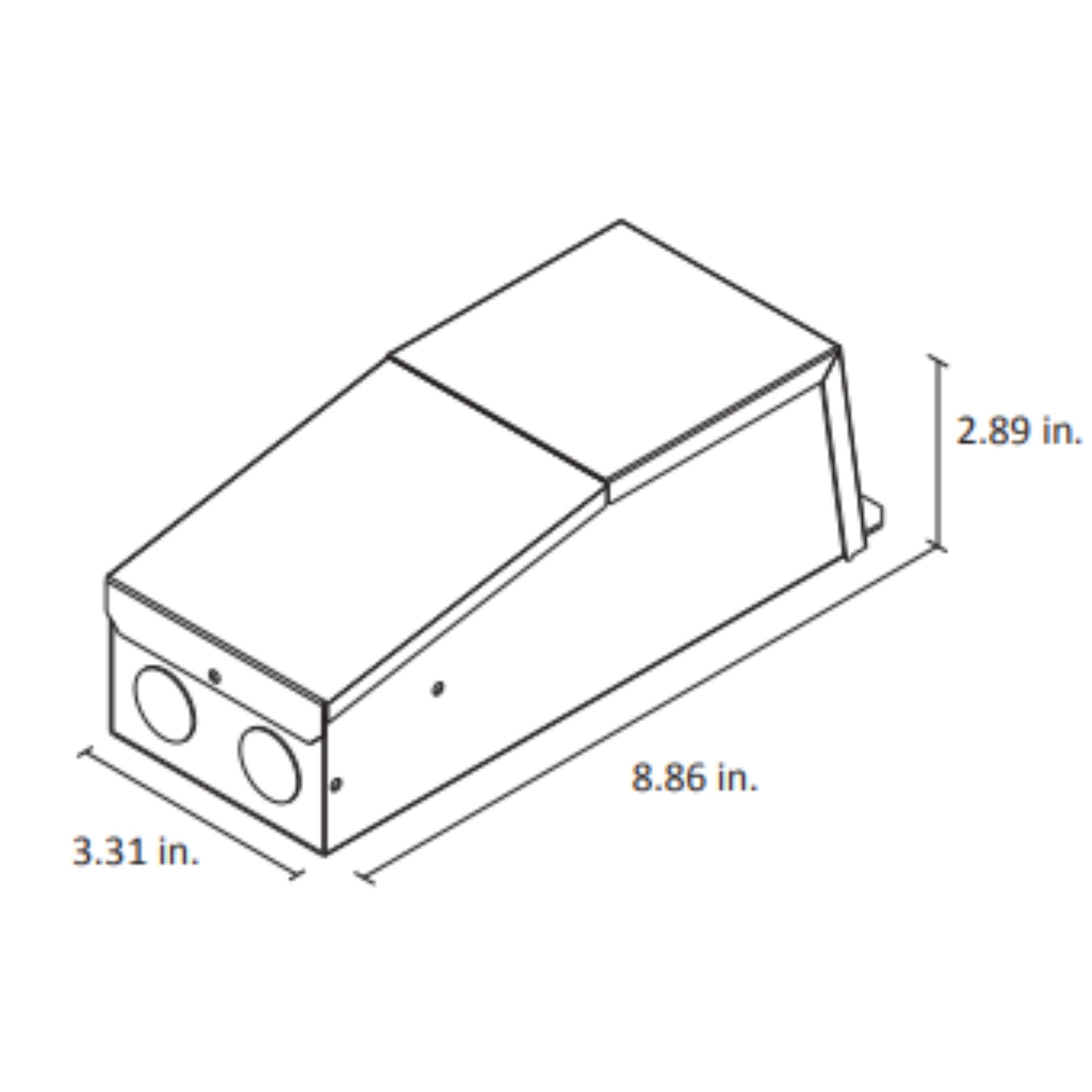 LineDRIVE 60W, 12/24V DC Magnetic LED Dimmable Power Supplies, 120-277V