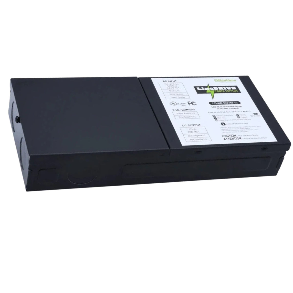 GM Lighting LineDRIVE 40W 12VDC LED Driver Universal Dimming