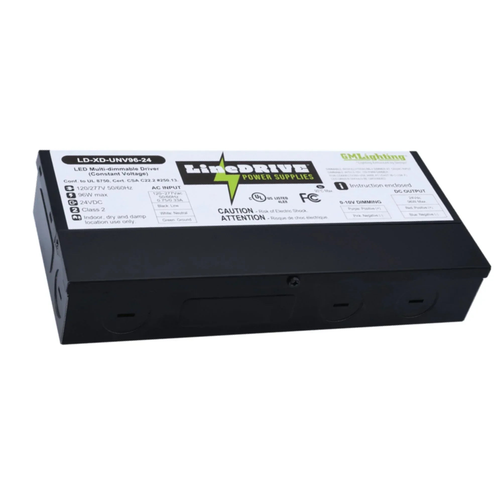 GM Lighting LineDRIVE LD-XD-UNV96-24 96W LED Driver | Multi