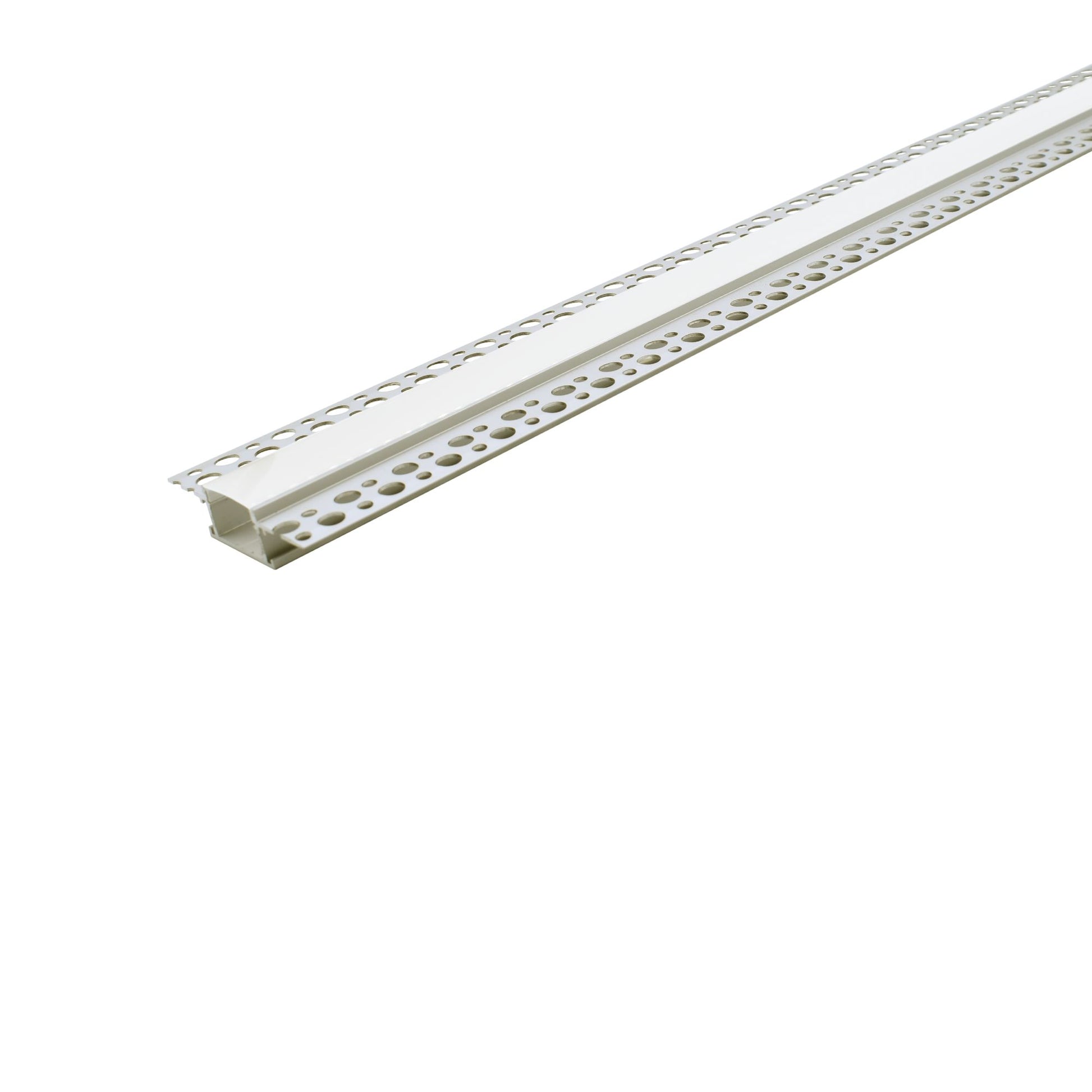 Two End caps, one solid, one with wiring hole for LED-CHL-MI-SST6 Channel - Bees Lighting
