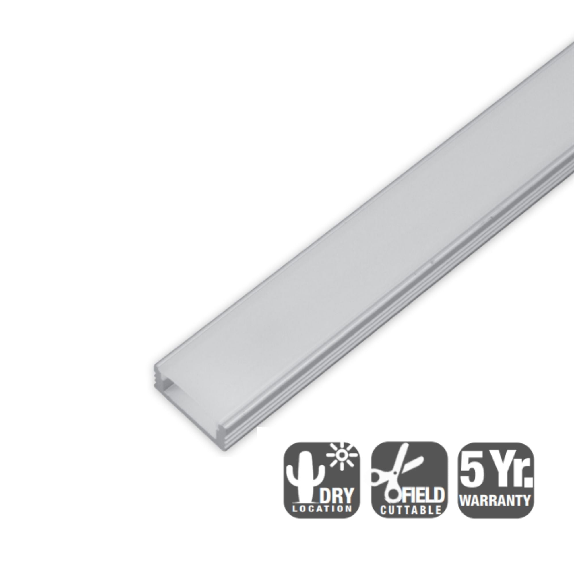 4ft Wide Aluminum Mounting Channel - Bees Lighting