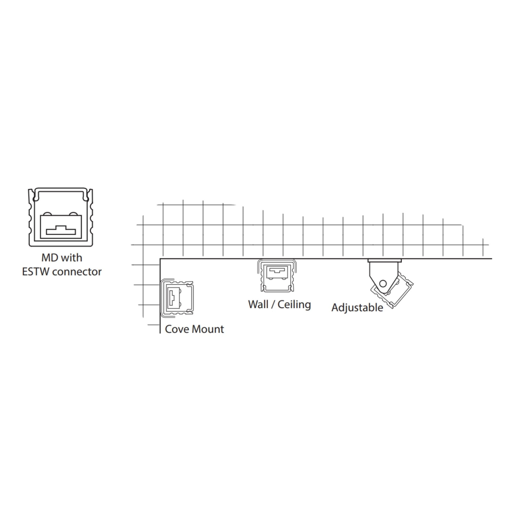 4ft Mini Deep Format Aluminum Mounting Channel - Bees Lighting