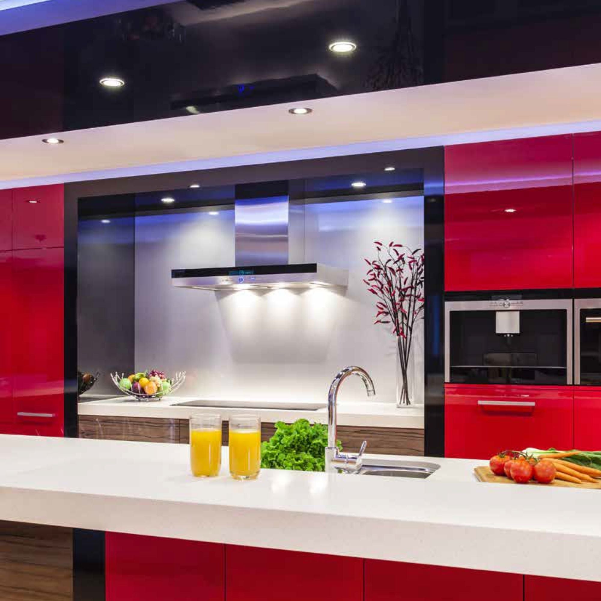 Surface/Recess Mount LED Slim Puck, 165 Lumens, 2700K, 24VDC, White