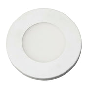 Surface/Recess Mount LED Slim Puck, 170 Lumens, 3000K, 24VDC, White
