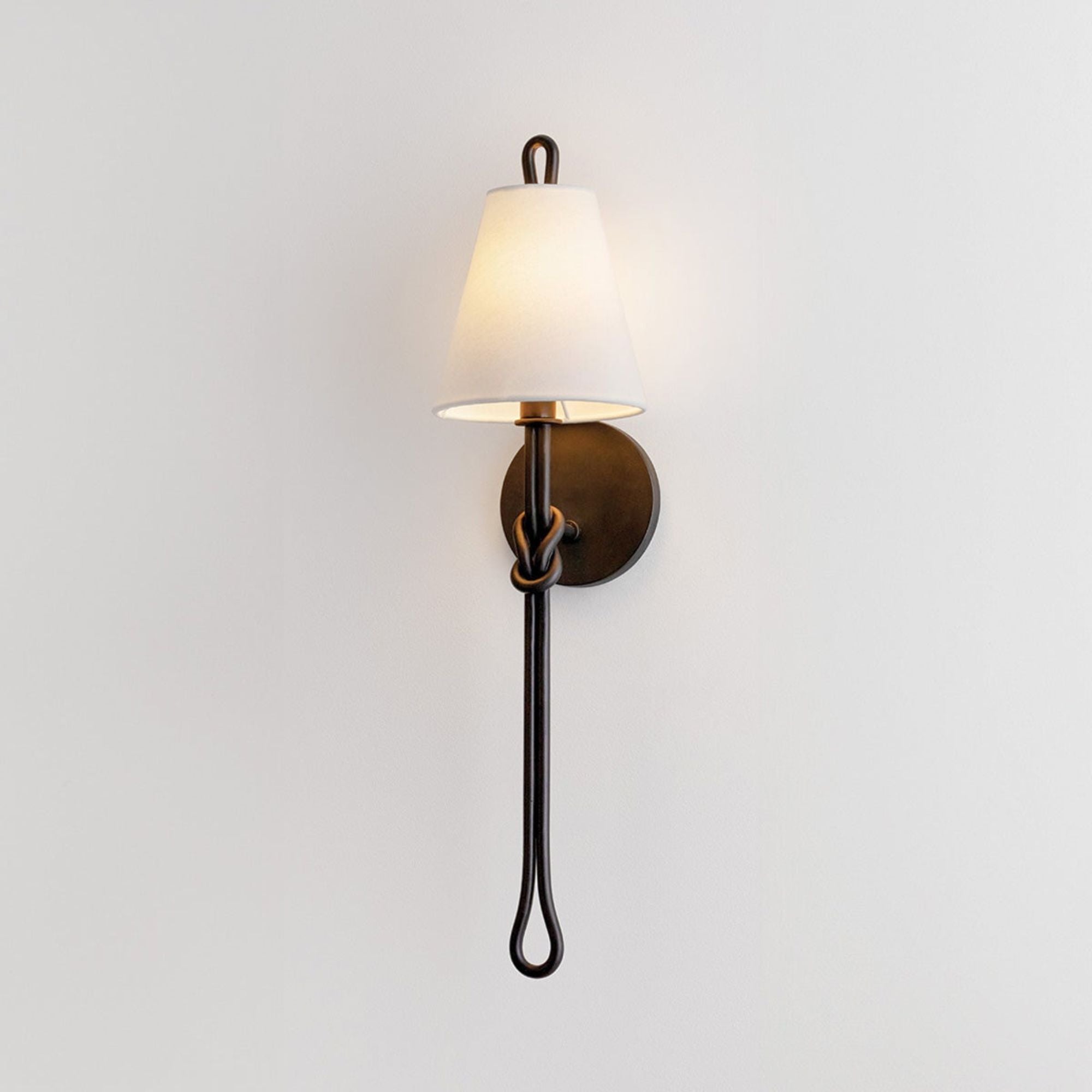 Alburgh 25" Wall Sconce, Aged Iron Finish