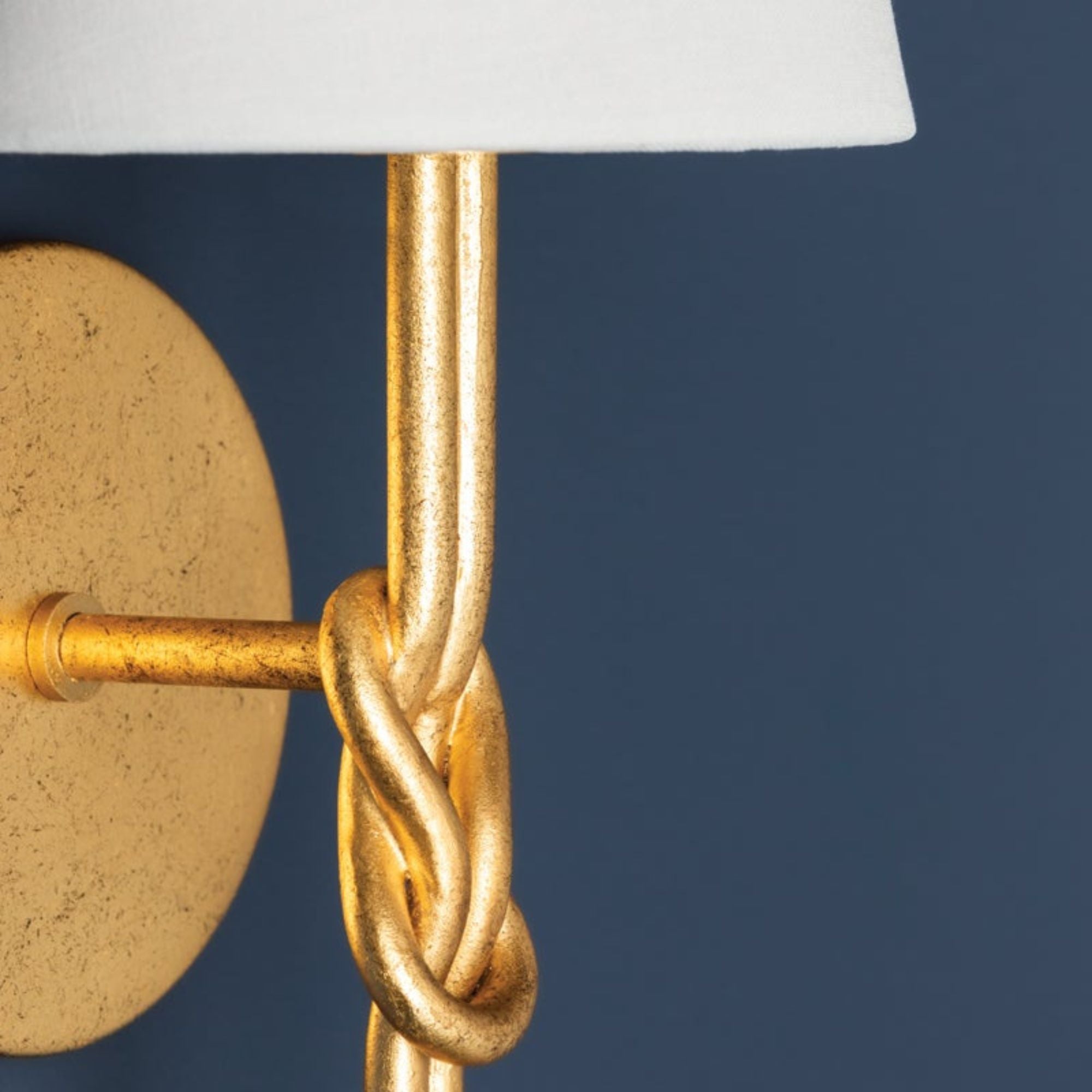 Alburgh 25" Wall Sconce, Vintage Gold Leaf Finish