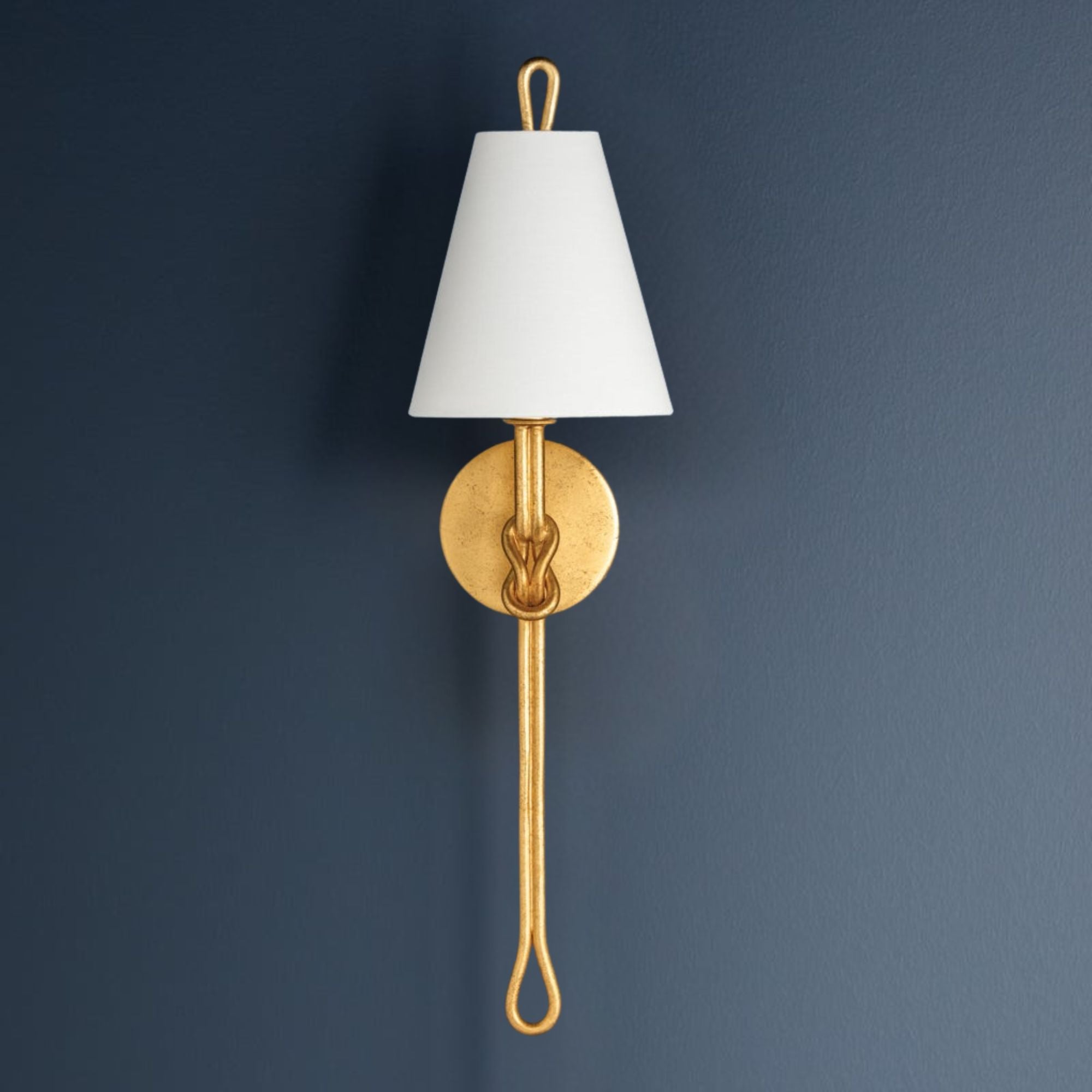 Alburgh 25" Wall Sconce, Vintage Gold Leaf Finish