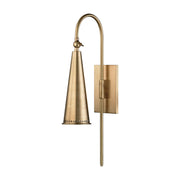 Alva 21" Wall Sconce, Aged Brass Finish
