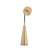 Alva 11" Wall Sconce, Aged Brass Finish