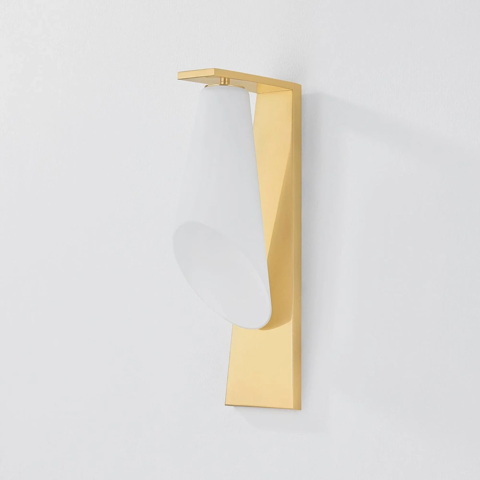 Andros 16" Wall Sconce, Aged Brass Finish