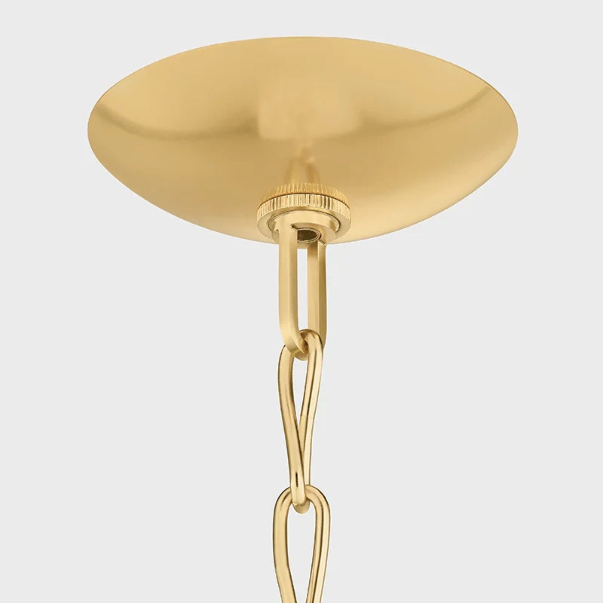 Hudson Valley Apple Valley 23 in. Pendant Light, Aged Brass with Opal Glossy Glass Urn Shade