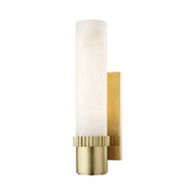 Argon 15" Wall Sconce, Aged Brass Finish