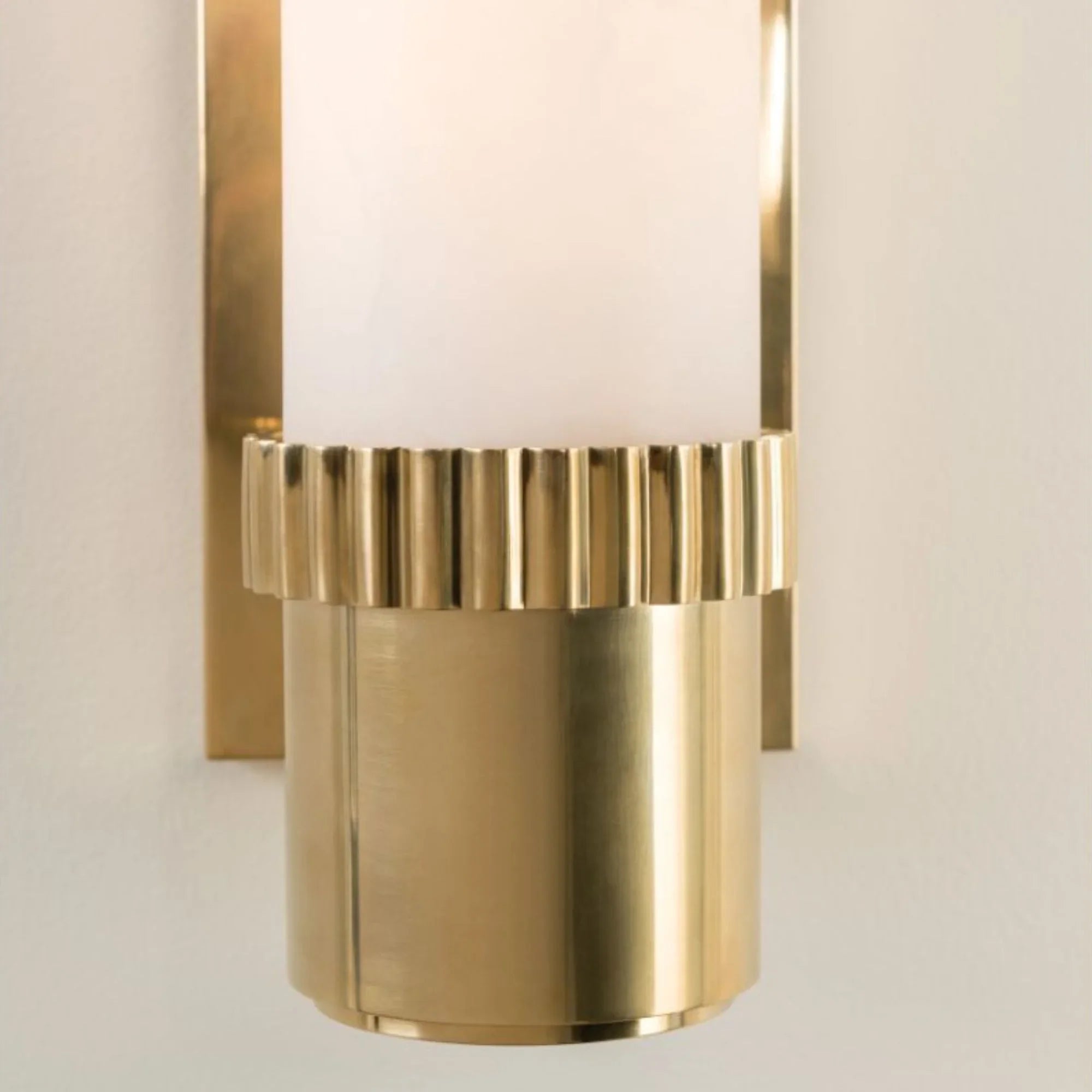 Argon 15" Wall Sconce, Aged Brass Finish
