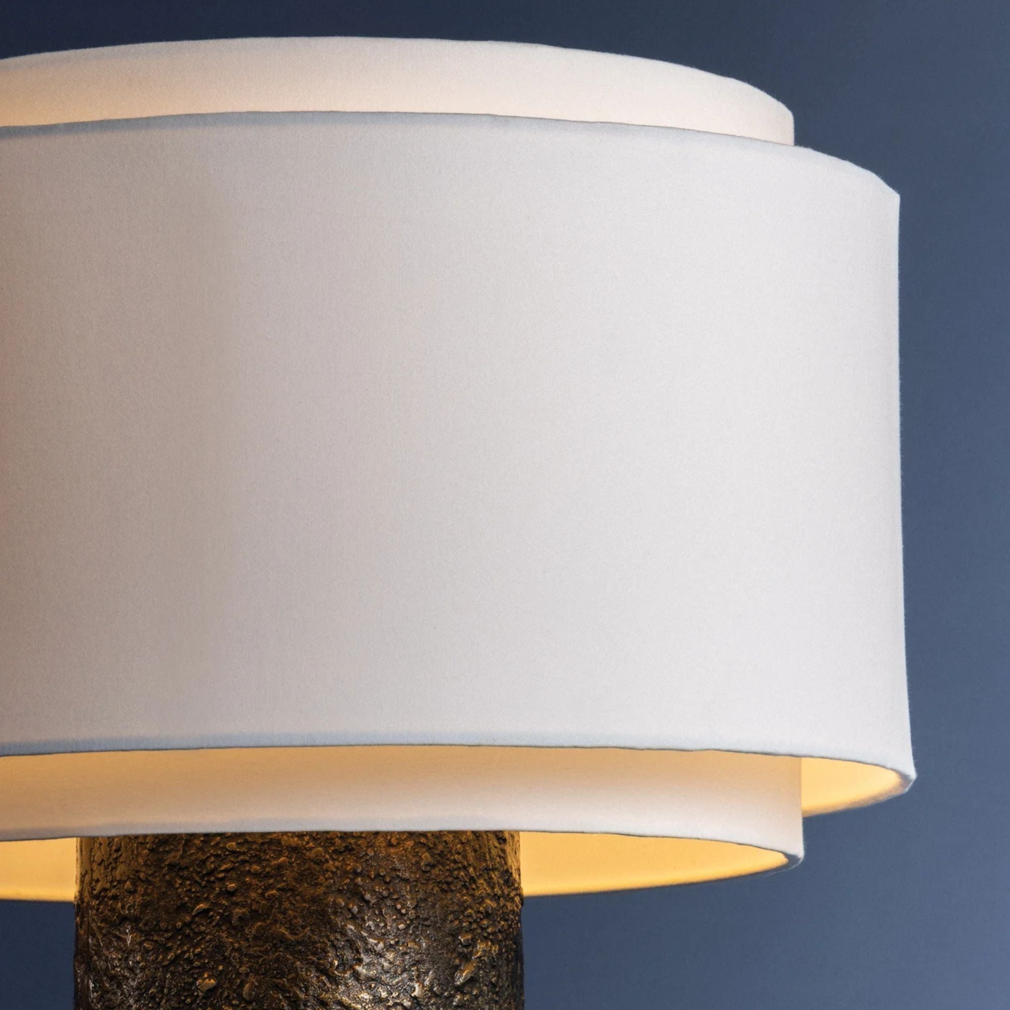 Hudson Valley Ashburton 31.5 in. Table Lamp, Bronze with White Linen Shade