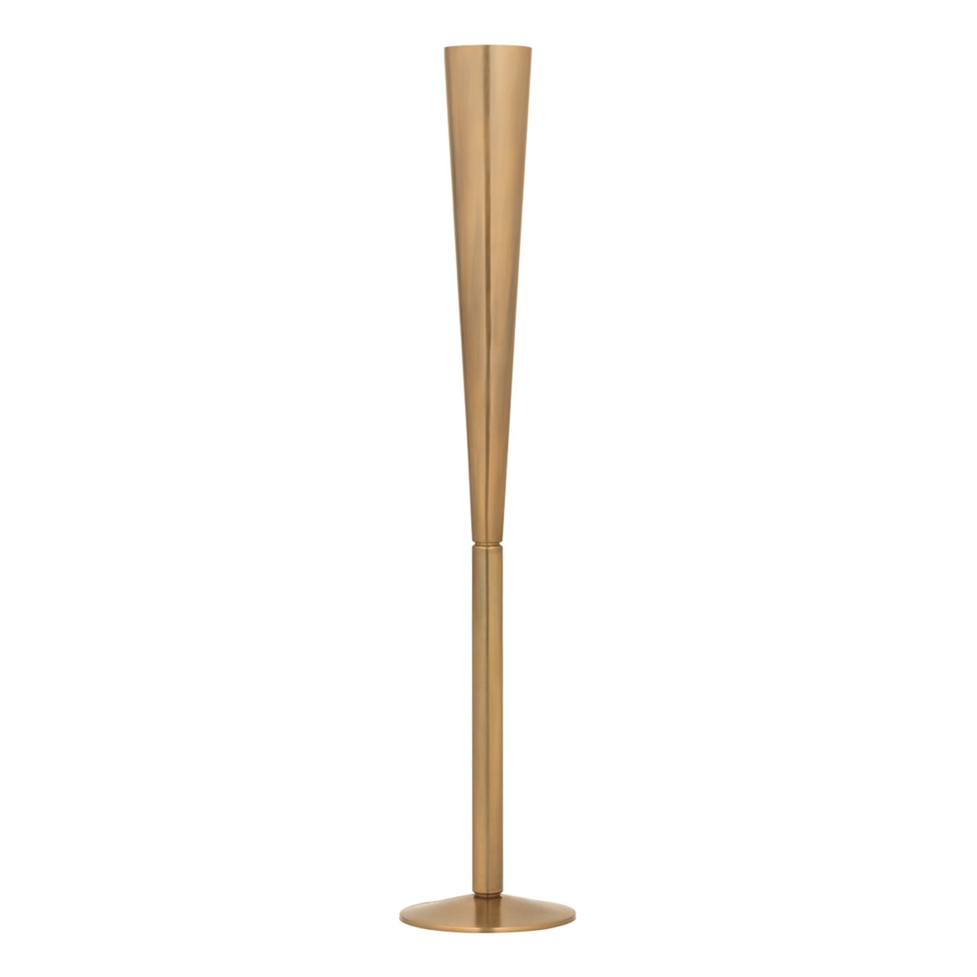 Hudson Valley Avon Floor Lamp, Old World Brass