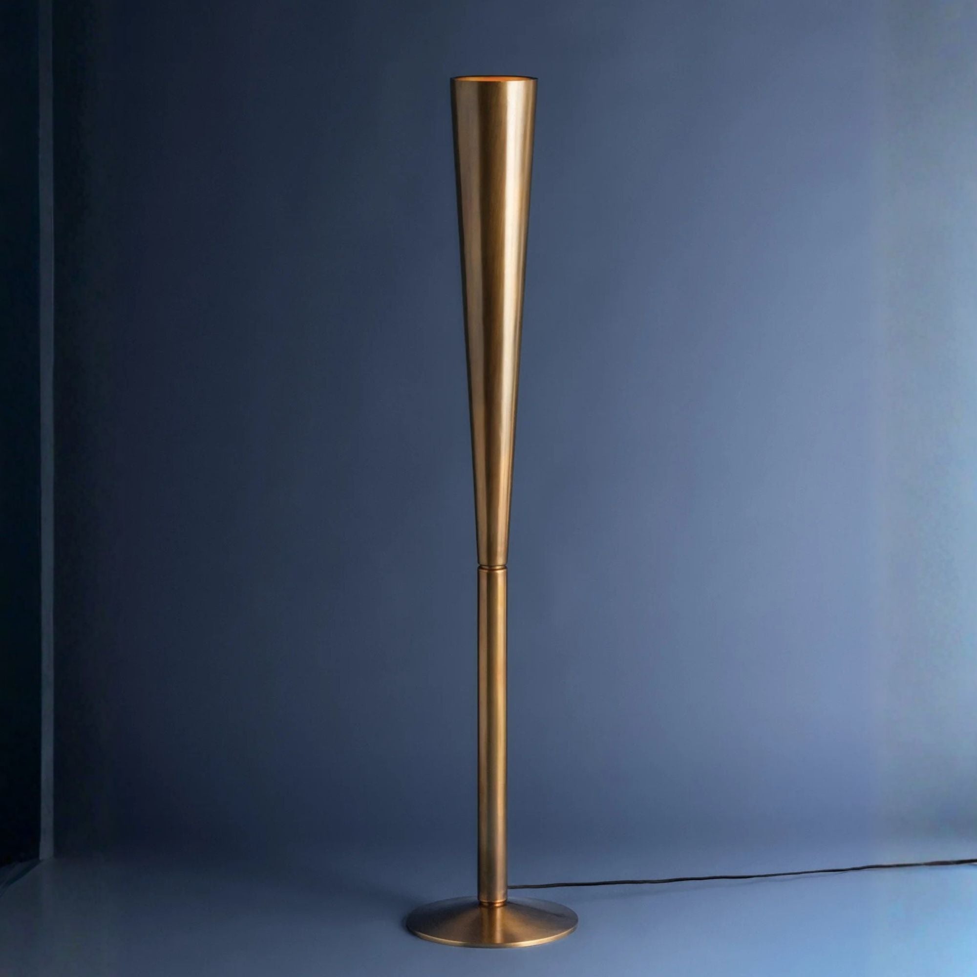 Hudson Valley Avon Floor Lamp, Old World Brass