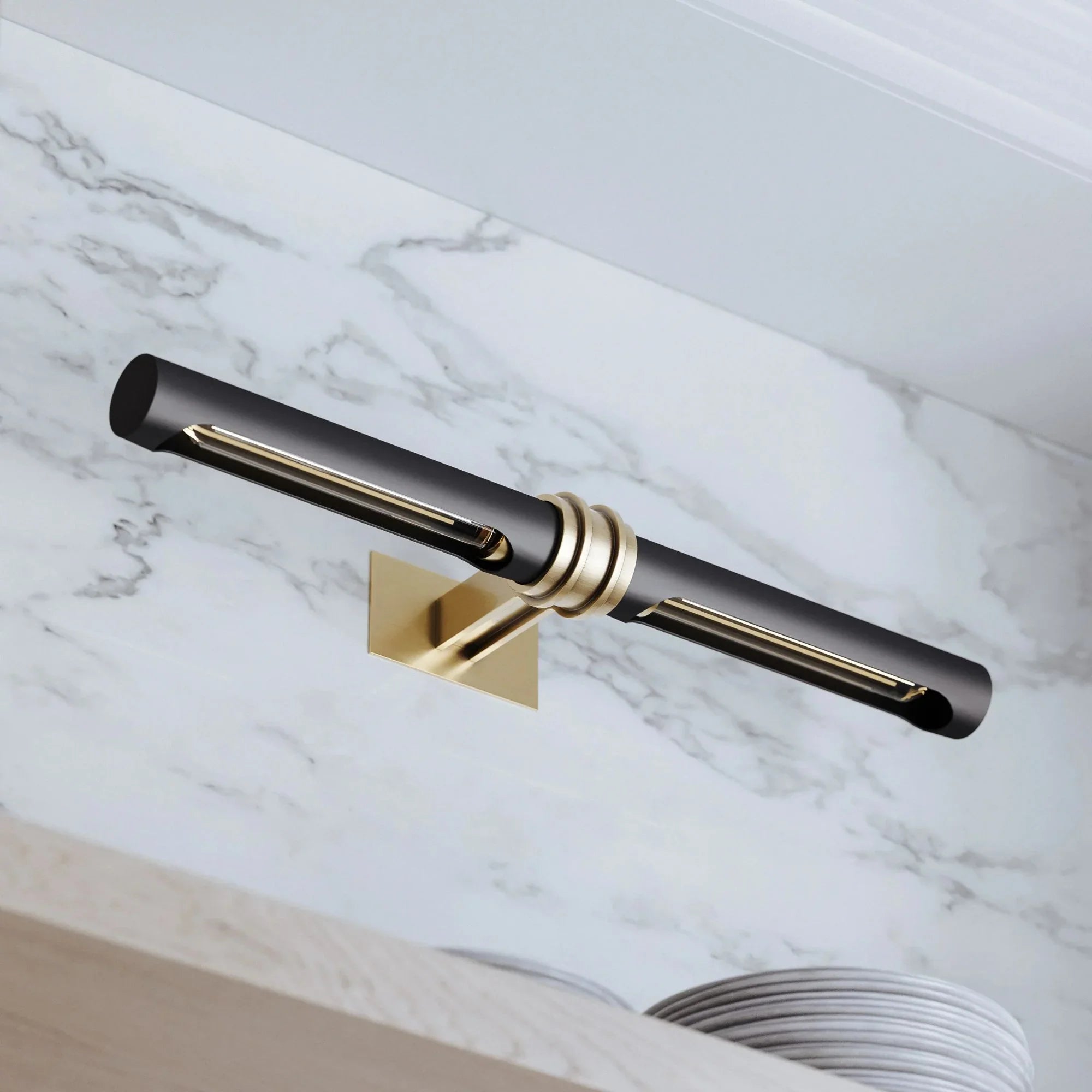 Baruch 24" 2-Light Picture Light, Aged Old Bronze Finish