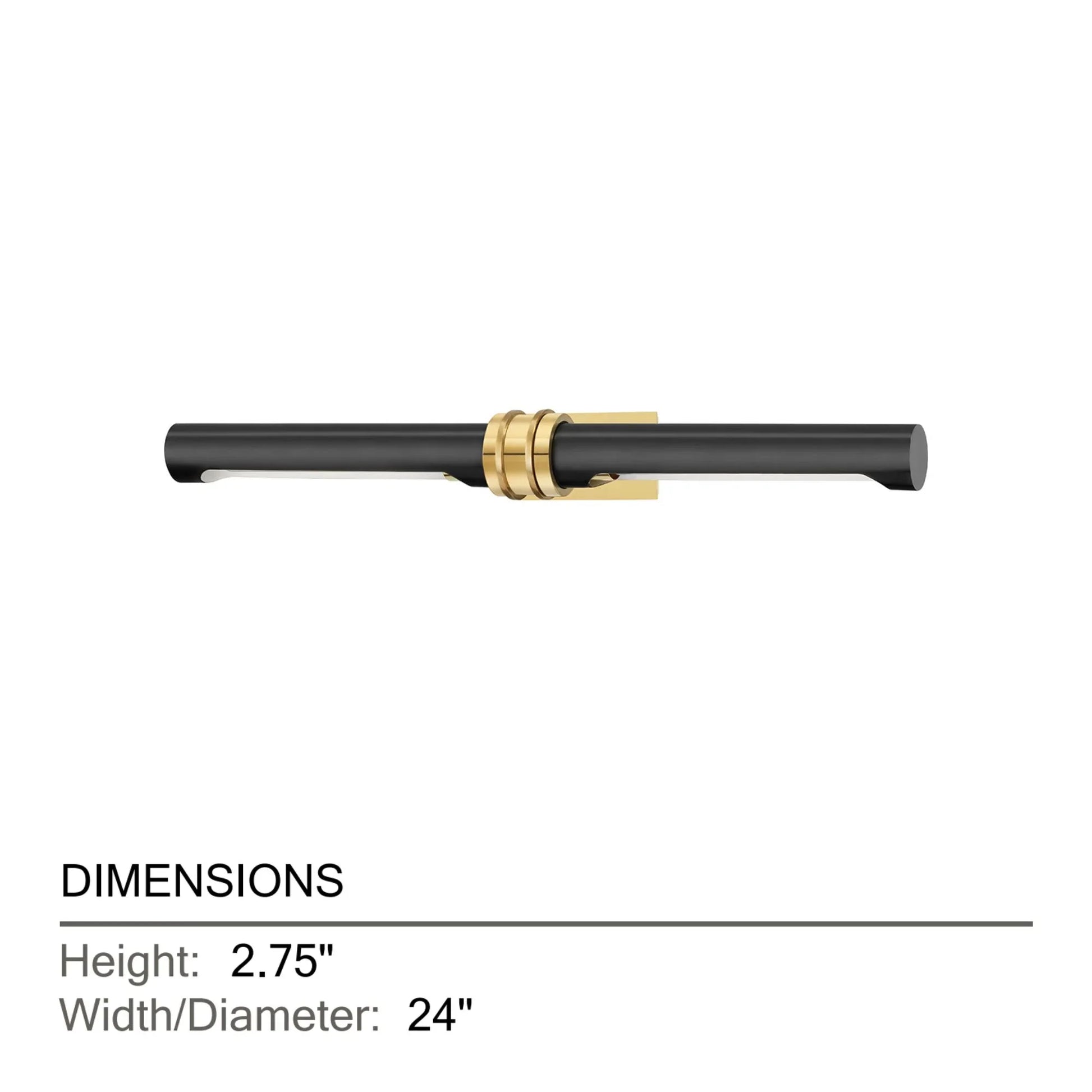 Hudson Valley Lighting - Baruch 24" 2-Light Picture Light, Aged Old Bronze Finish | Bees Lighting