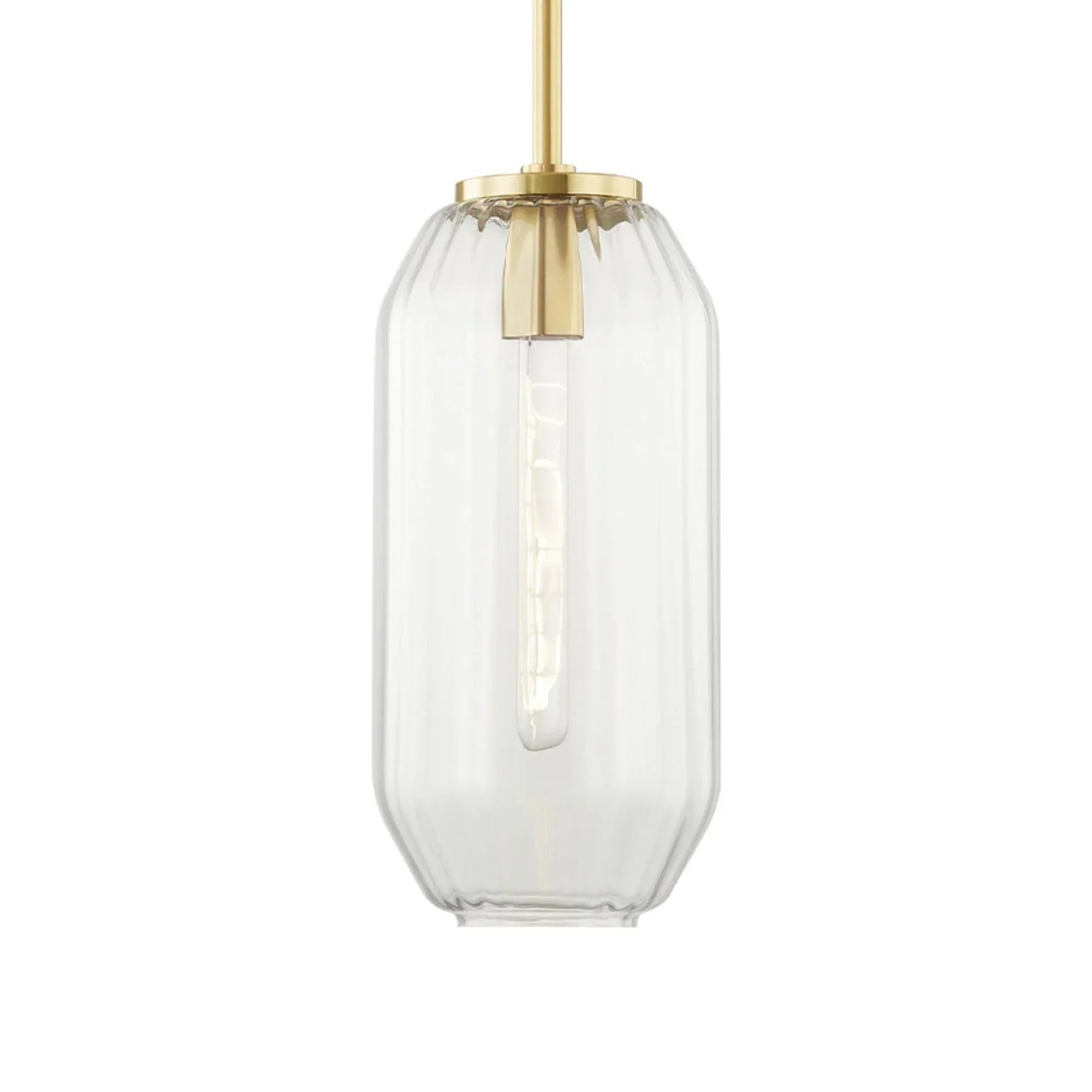 Bennett 15" Pendant, Aged Brass Finish