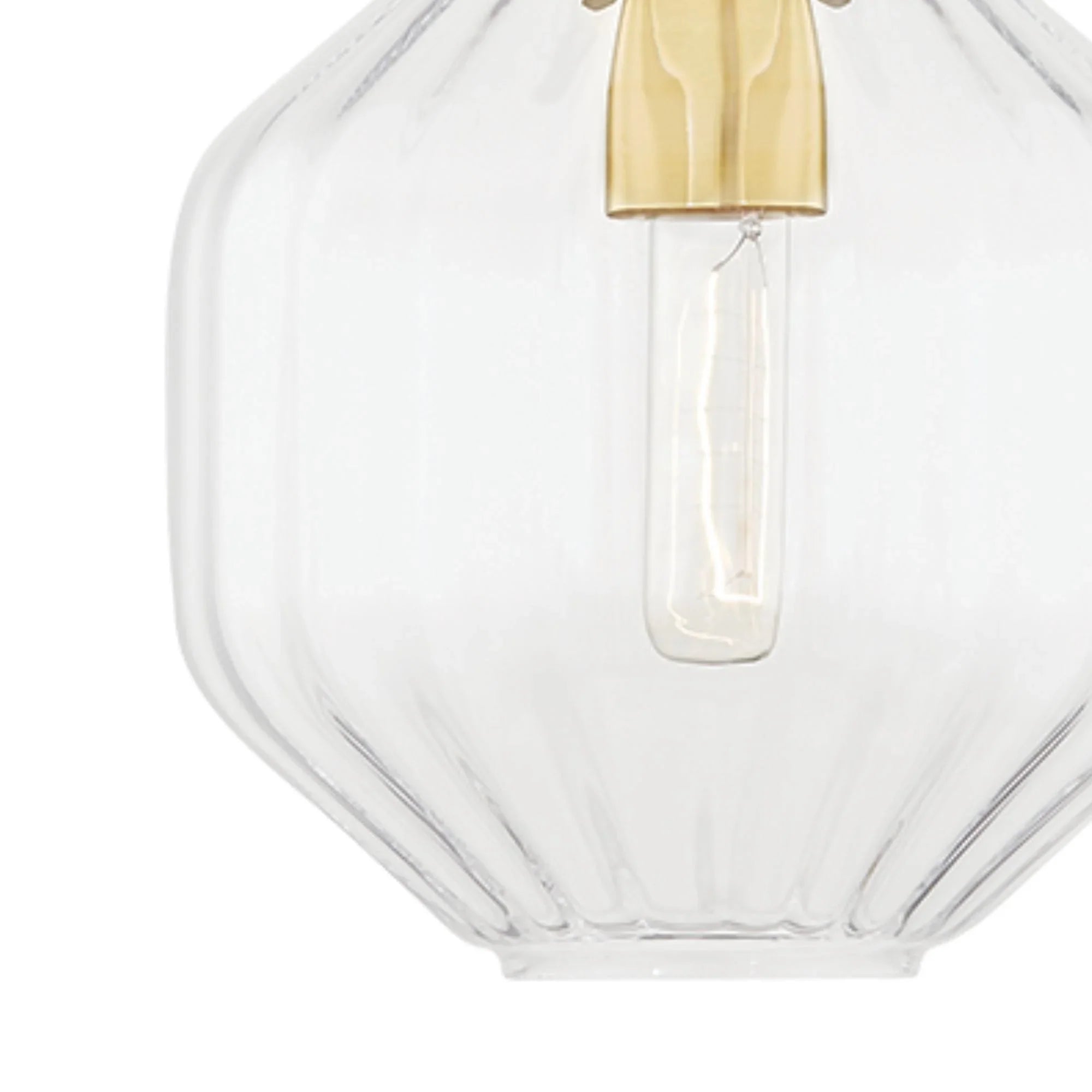 Hudson Valley Lighting - Bennett 10" Pendant, Aged Brass Finish | Bees Lighting