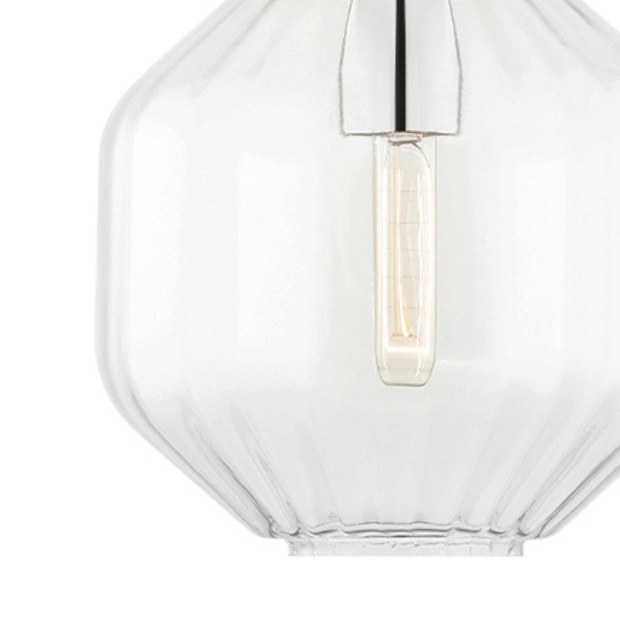 Bennett 10" Pendant, Polished Nickel Finish
