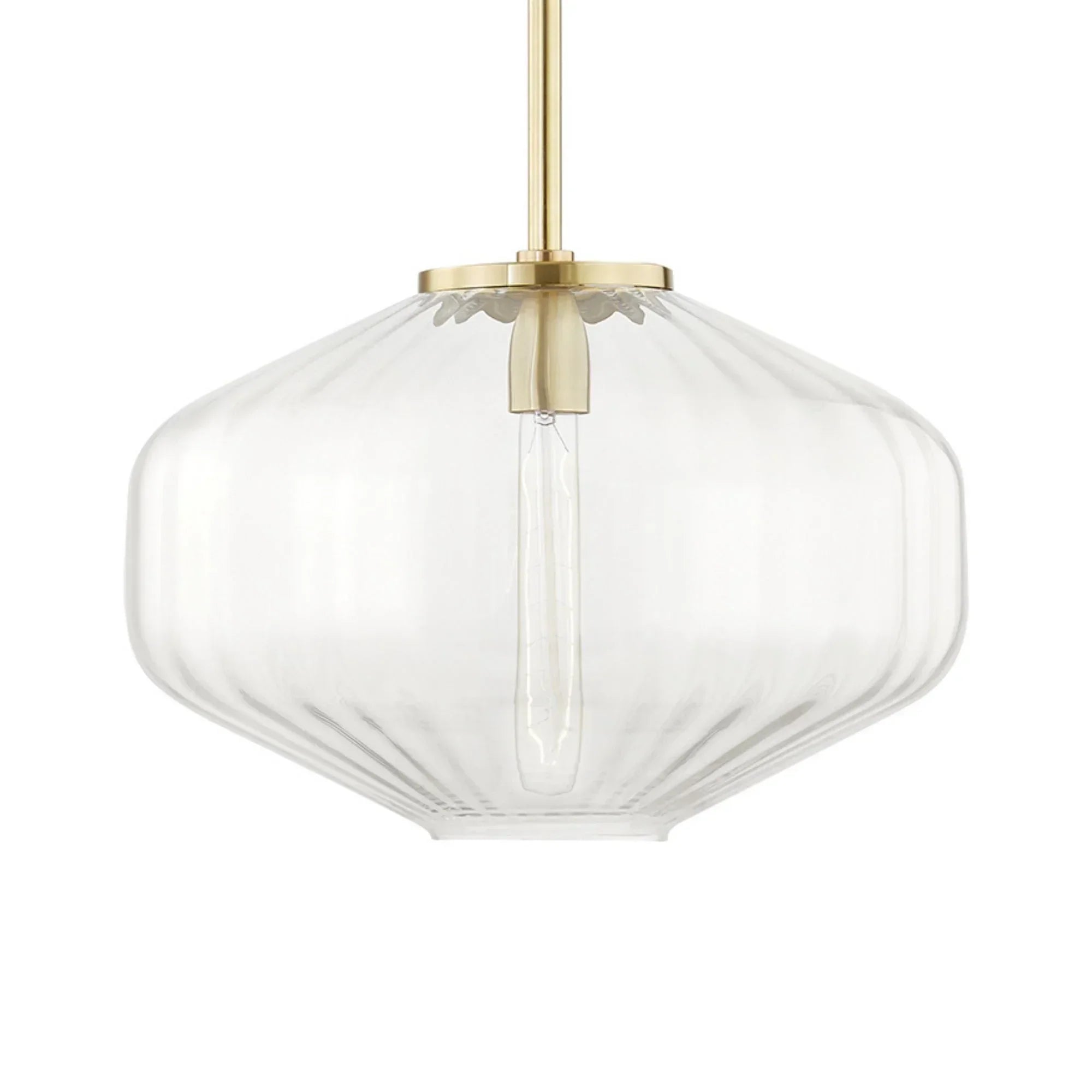 Bennett 18" Pendant, Aged Brass Finish