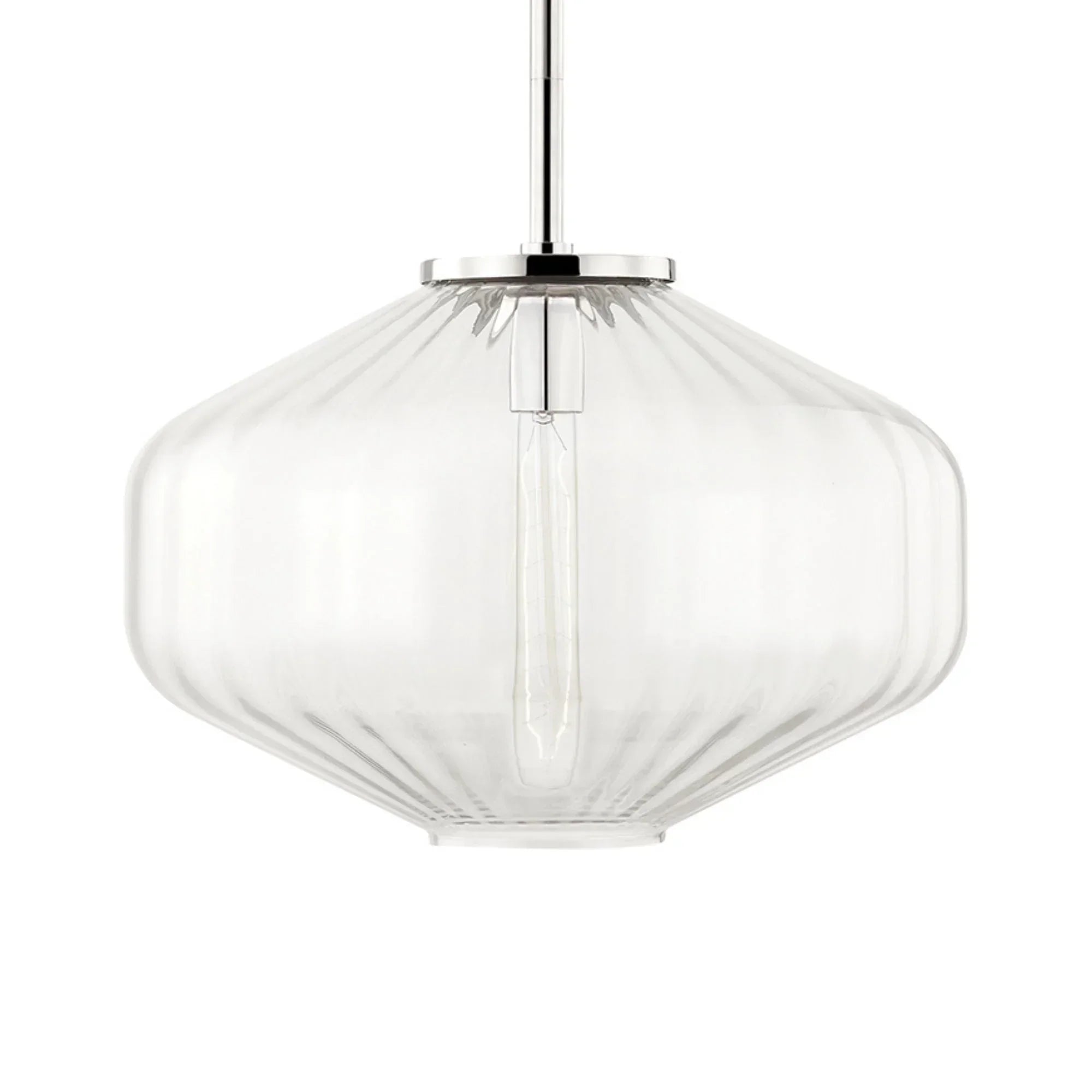 Bennett 18" Pendant, Polished Nickel Finish